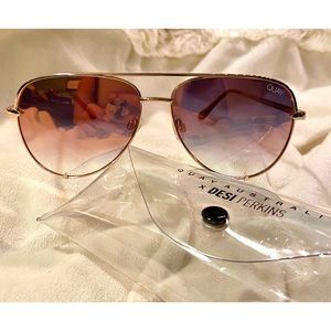 QUAY X DESI-High Key Copper Rose Gold Fade